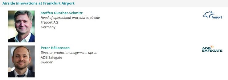 Airside innovations at Frankfurt Airport - Steffen Günther-Schmitz and Peter Håkansson are speaking April 16 at PTE